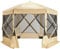 MASTERCANOPY Tragbarer Pop-Up-Pavillon für den Außenbereich, Camping Zubehör Campingzelt mit Tragetasche, 30,5 x 30,5 cm, Beige
