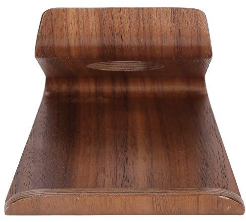 LenTLy Supporto per Tablet da Tavolo, Supporto per Tablet PC da Tavolo a Doppia Faccia in Noce, Accessorio per Staffa per Supporto per Telefono Cellulare (colore noce)