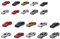 Badiman 1/87 1/75 Druckguss Modellautos, Tischdekoration, Mini Fahrzeug Autodekoration