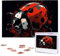 Red Ladybug Puzzles 1000 Teile Personalisierte Puzzles mit Aufbewahrungstasche Fotos Puzzle für Fotos Herausforderndes Bilderpuzzle Home Decor Jigsaw (74,9 x 50 cm)