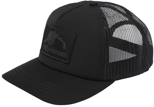 Helly-Hansen Unisex-Erwachsene Hh Trucker Cap Verschluss, 993 Schwarz, Einheitsgröße