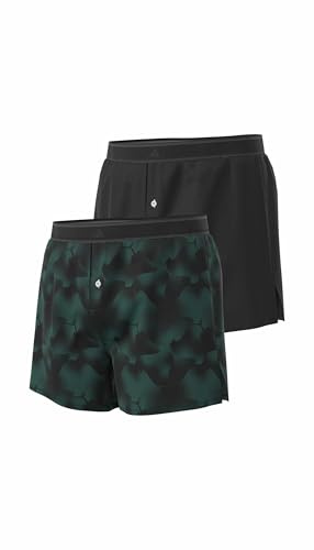 adidas Herren Woven Boxer (2 Pack) - Active Woven - Boxershorts - Bequeme Unterwäsche