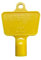 Meter Box Repair Kit Yellow Gas Meter Box Key | Durable Triangular Utility Electric, Water, & Gas Box Key – Sturdy Grip, Easy-to-Use Replacement Keys for Meter Box Repair Kit
