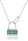 Love Me Chief Silberkette Für Damen 925 ohne Anhänger | Silber Halskette mit Vorhängeschloss und Nordstern-Motiv | Kette Schmuck Geschenk für Frauen, Hochzeit, Mutter, Freundin,(CN-021-1)