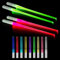 YdseozOA 2 Paia di Bacchette Luminose a Forma di Spada Laser LED, 9 Colori, Senza BPA, Riutilizzabili per Cene in Cucina