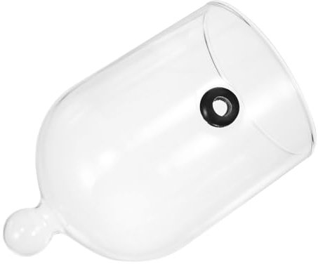 1 hotte en verre pour gâteau - Couvercle de présentation pour gâteau - Cloche - Couvercle pour -ondes - Couvercle anti-éclaboussures - Tente de cuisine - Plat à gâteau avec - Mini