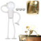 YeahBoom VeräNderbare Form Lustiges Sportler Nachtlicht,DIY Form Nachtlichter,Saugnapf Biegbare Schreibtischlampe,Lustige Lampe,Funny Night Lamp,DIY Shape Nachtlichter,Cartoon Humanoid Lampe
