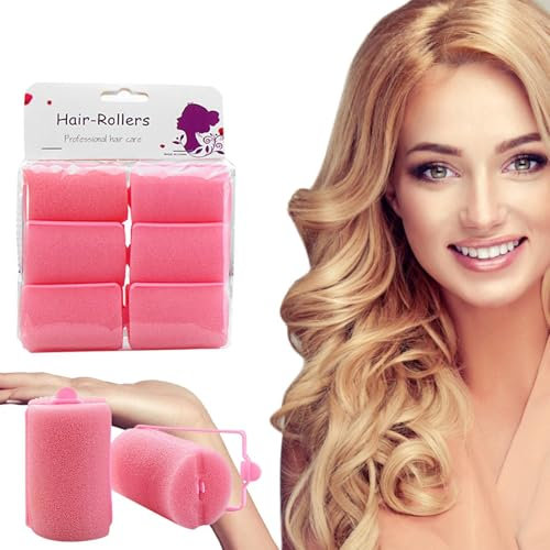 Bigoudis pour cheveux endormis | Bigoudis en éponge | Bigoudis doux | Éponge de coiffure | Rouleaux de cheveux en mousse | Fer à friser éponge pour femmes et