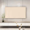 STHOYN Cubierta De TV De Color Sólido, Funda para Televisor Decorativa De Protección Elástica Funda para Monitor Antipolvo De Escritorio Colgante En La Pared(Beige,46-50inches)
