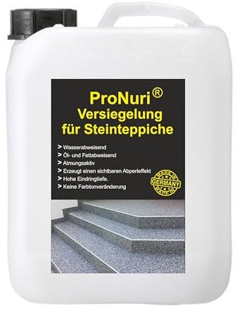 10 Liter ProNuri Versiegelung für Steinteppiche Oberflächenverfestigung Balkon Treppen