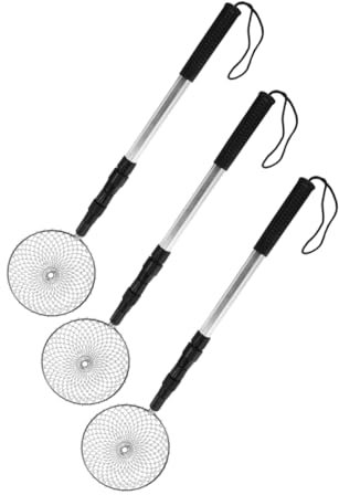 UKCOCO 3ensembles Sifters à Sable Accessoires Multifonctionnels De Plage avec Poignée Et Tête Large pour Ramasser Sable Et Coquillages