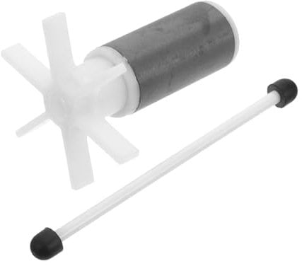 Angoily Submersible Pump Rotor Impeller with Shaft for Aquarium Accessories Durable Replacement for Fish Tank Fountain Spa Pools Easy to Install Magnetic Filter Component