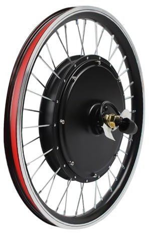 Kit motore elettrico per bicicletta, 48 V, 1000 W, ad alta potenza, 20 pollici, per bicicletta elettrica, per il montaggio sulla ruota anteriore di biciclette a due ruote