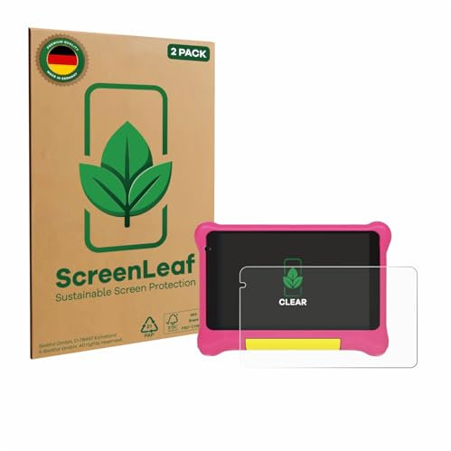 ScreenLeaf (2 Pièces Film de protection d'écran pour Happybe Kids Tablet 7 [Protection d'écran Écologique, Clear]