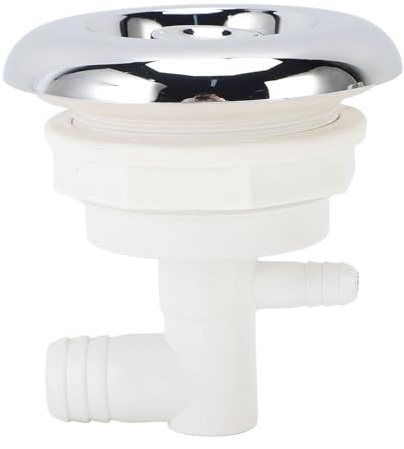 Massagewannen-Strahldüse, verstellbar, glattes Aussehen, Wasserauslass-Pool-Strahldüse aus Edelstahl und PVC
