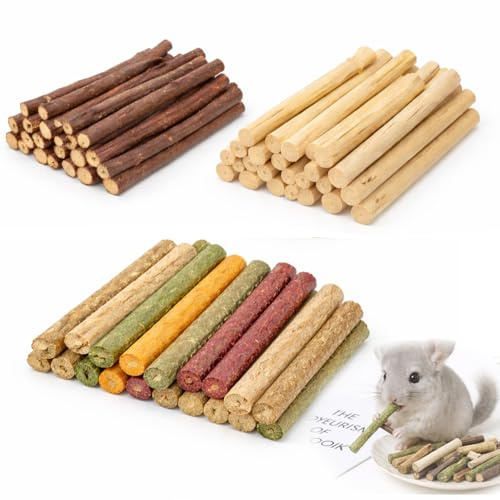 RowGlow 500g bastoncini Di Fieno mela Bambu Coniglio Naturale, Bastoncino Bambù Timothy melo Di Barbabietola Erba Medica Giochi Per Cincillà Criceto Porcellino D'India (miscela 500g)