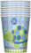 Gobelets en Carton de 266 ml 1er Anniversaire Tortue Bleue, Paquet de 8