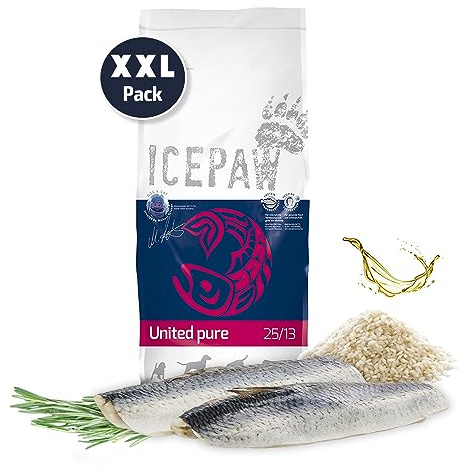 ICEPAW United Pure Trockenfutter für Hunde, 1 Beutel (14 kg)