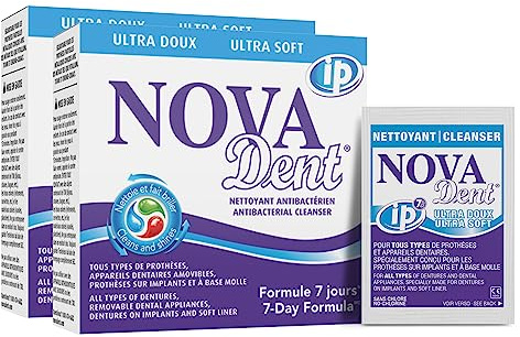Novadent Denture Cleaner – IP Ultra Soft – 6 Months (26 sachets)