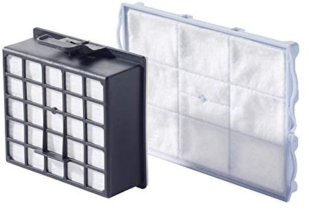 Microsafe - HEPA Filter + Motorfilter kompatibel mit Siemens VS06B2348 / VS06B 2348 Synchropower bag&bagless VS06, VS06B Staubsauger - VZ153HFB / VZ01MSF