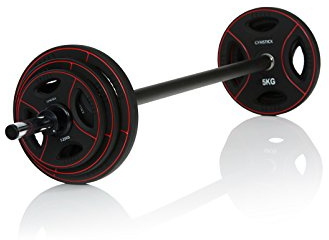 Gymstick Unisex Pro Pumpe Set, schwarz/rot, 20 kg