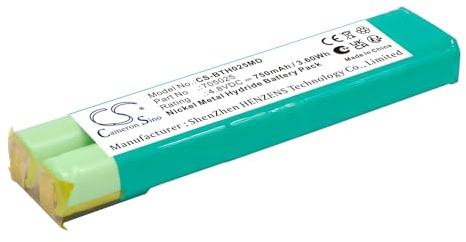 CS-BTH025MD Akku 750mAh Kompatibel mit [BrandTech] AutoRep E, HandyStep, HandyStep Electronic Repeating Pipette, Rainin AutoRep E Repeating Dispenser, Pipettor, für [MettlerToledo] Ersetzt 705025, A