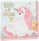 Magical Unicorn Beverage Napkins 25cm (12 pk)