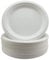 We Can Source It Ltd - Super Rigid Sugarcane Bagasse 7inch (18cm) Round Disposable Plates - Fully Compostable - Perfect for Picnics, BBQs, and Parties - 125 Pack