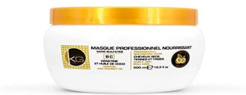 KERAGOLD PRO Masque Nourissant sans Sulfates à Kératine/Huile de Coco, 500 ml