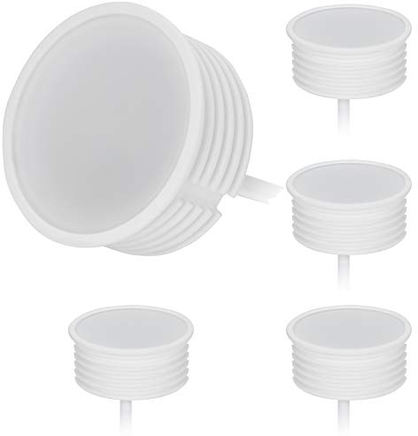 HCFEI 5x LED Modul flach GU10 Ersatz 230V 5 Watt Neutralweiß 4000K dimmbar Einbaustrahler Einbau-Spot 120°Abstrahlwinkel