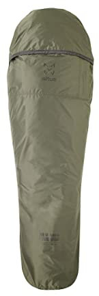 FUNDA VIVAC NORMANDIA | Laurel | Funda para saco | Forma de momia | Impermeable | Transpirable | Acampada al aire libre | Camping | Adulto | Unisex | Para hombre y mujer