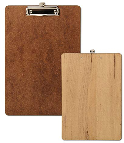 Menüboard Klemmbrett HDF Eiche A4