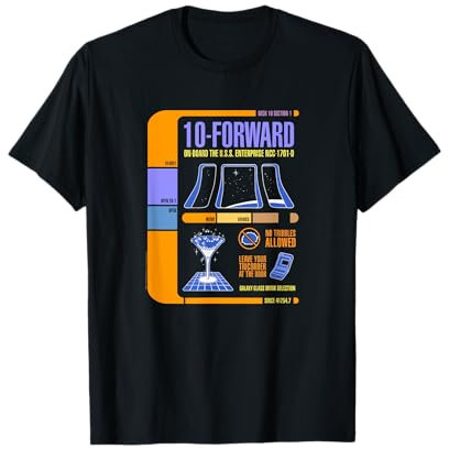 Star Trek: The Original Series U.S.S. Enterprise 10-Forward T-Shirt