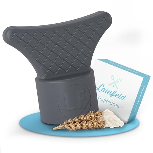 LAINFELD Teigblume für Thermomix TM5 TM6 | Teiglöser Zubehör | Messerdreher Drehhilfe Messerdrehhilfe für TM-6 und TM-5 | Backen Küche Ersatzteil