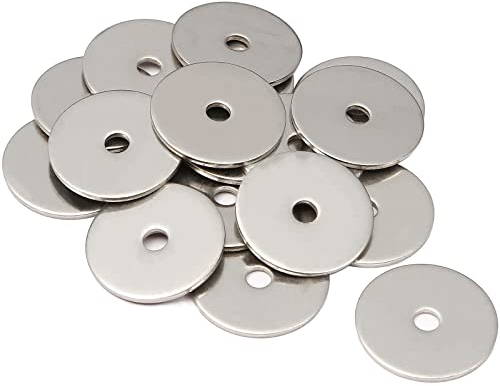 AMLOOPH Unterlegscheiben M10 X 30mm, Große Flach Beilagscheiben, Dicke 2,5mm, Edelstahl DIN9021 A2 (10 Stück) Für Schrauben, Muttern & Gewindestange
