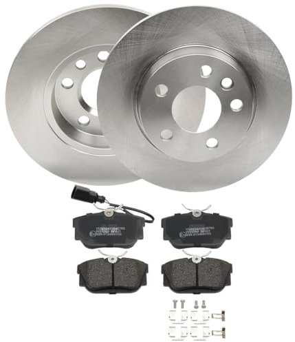 RIDEX 3405B1543 Bremsenset Hinten 280,0mm - Bremsen Set mit Bremsscheiben und Bremsbeläge Satz