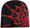 XYIYI Y4K Gothic Spider Muster Strickmütze Damen Slouchy Gestrickt Beanie Herren Winter Warm Skull Cap