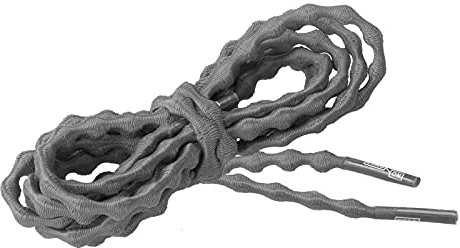 CORD ON Lacci regolabili per scarpe slegati, 2,5 mm x 5,6 mm di diametro, 1 paio, Grigio, 29.52