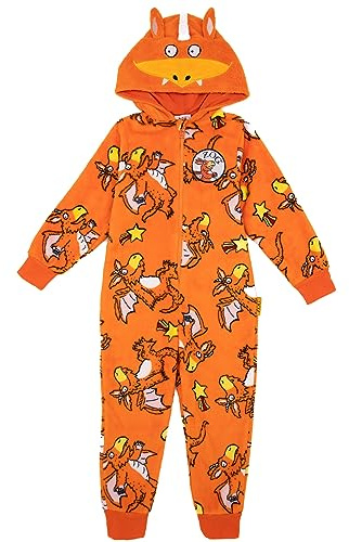 Gruffalo Kids Zog Onesie | Tauche EIN in magische Spielabenteuer mit diesem ikonischen Charakter-Kostüm-Pyjama | Entworfen für Spaß, Entdeckung und Komfort | Entfessele Gemütlichkeit und Aufregung