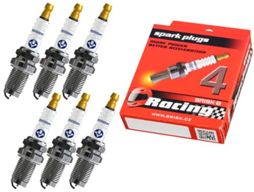 BRISK Iridium Racing DOR14IR 1441 Zündkerzen, 6 Stück