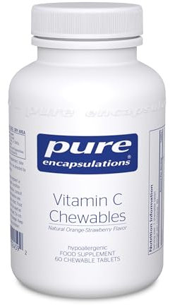Pure Encapsulations - Vitamin C Chewables - 60 Chewable Tablets