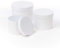 Floralcraft Set of 3 Round Lined Symphony Hat Boxes with Lids (White), Empty Storage Boxes Cardboard Florist Hat Boxes Jewellery Boxes for Wedding Anniversary Valentines Gift Christmas