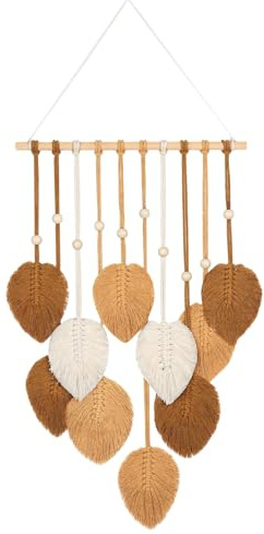 RMBLYfeiye Makramee-Wandbehang Makramee-Teppich-Wandteppich-Weberei Makramee Wimpelkette Wandteppich Wanddeko Wandbehang Tapisserie