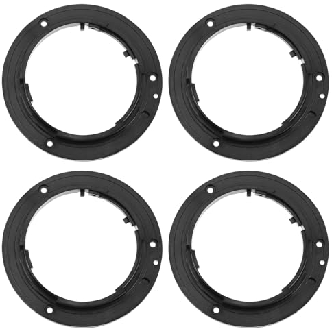 EMSea 4 Pezzi Di Ricambio Per Attacco A Baionetta Compatibile Con Nikon 18-55 18-105 18-135 Diametro Esterno 58,5 Mm Anello Di Montaggio A Baionetta Per Obiettivo Nero