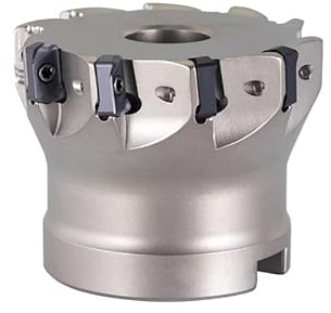 1PC 40mm 50mm CNC Schnellvorschub Schaftfräser LOGU030310ER Hartmetalleinsatz Fräser(Size:MFH050R-03-6T-M)