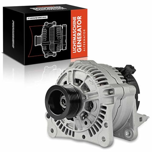 Frankberg Lichtmaschine Generator Kompatibel mit A3 8L1 1.6L-1.8L 1996-1998 Galaxy WGR 1.9L 1995-2000 Golf III 1H1 1.4L-2.0L 1991-1997 P.a.s.s.a.t 3B2 1.9L 1996-1998 Replace# 0123320007