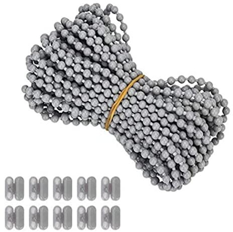 Wedhapy Schatten Blind Bead Rollo Perlen 10m Kette Roman Schatten Vorhang Perlen Fenster Jalousien Zubehör