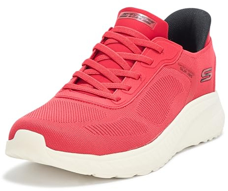 Skechers Herren Hands Free Slip-Ins Squad Chaos-Solid Step Sneaker, Rot/Ausflug, einfarbig (Getaway Solids), 47.5 EU