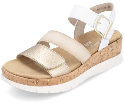 Remonte Damen Riemchensandalen D2P50, Frauen Sandalen,lose Einlage