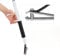 Nelyrho Long Handled Toenail Clippers Wide Jaw Opening, Free Bending, for Thick Nails, for The Seniors, Overweight, Disabled with Arthritis, Easy Reach Pedicure Auxiliary Tools (16/40cm/White)